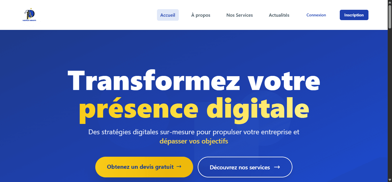 Refonte Agence Dibioti